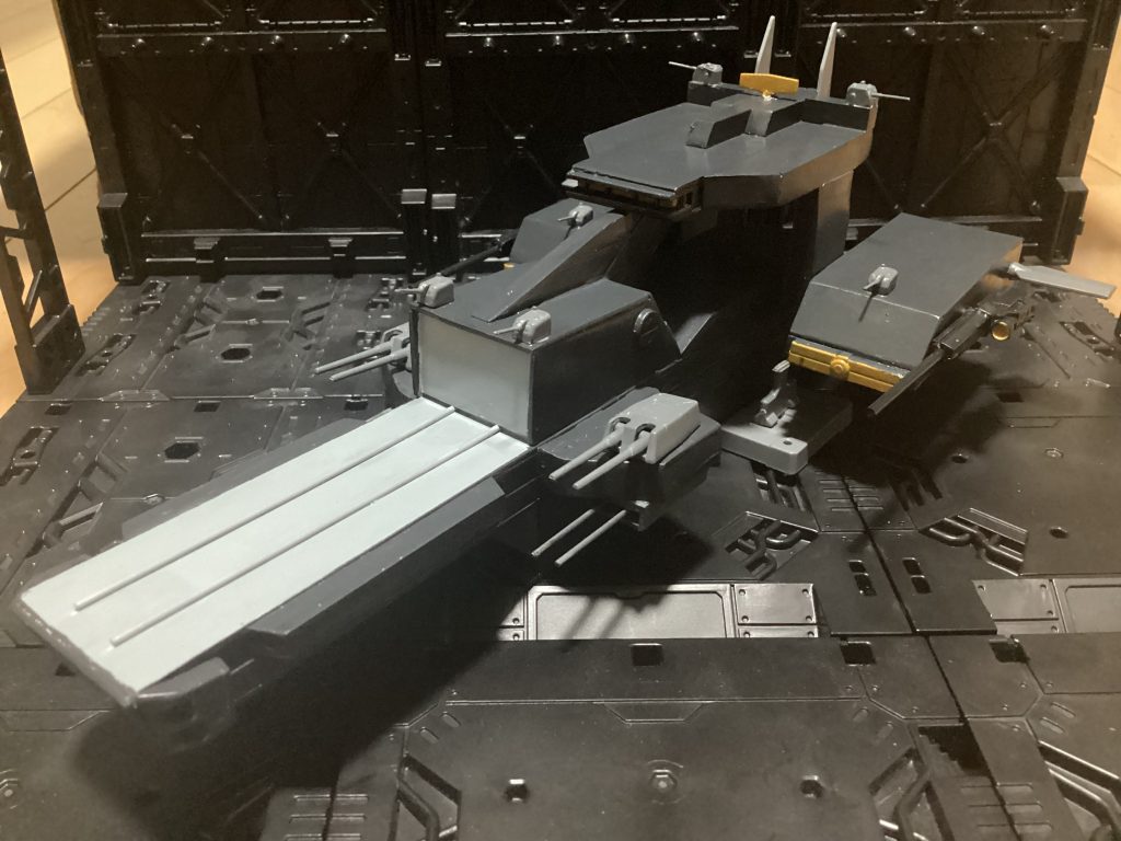 本来はAOZに登場するアスワンにする予定でしたが私の技術的に難しかったので、同艦がいくつかあるのでオリジナルでも良いだろうと思い、この艦名を付けました。ちなみに由来は、某擬人化ゲームに登場する娘から取り、色合いも参考にしました。