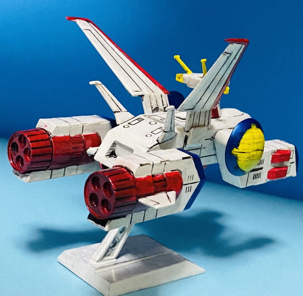 1/2400なので小さくて、すぐ組み立てることが出来ました♪( ´θ`)ですが塗装が細かく、かなり雑になってしまいました。。老眼にはキツイ(~_~;)