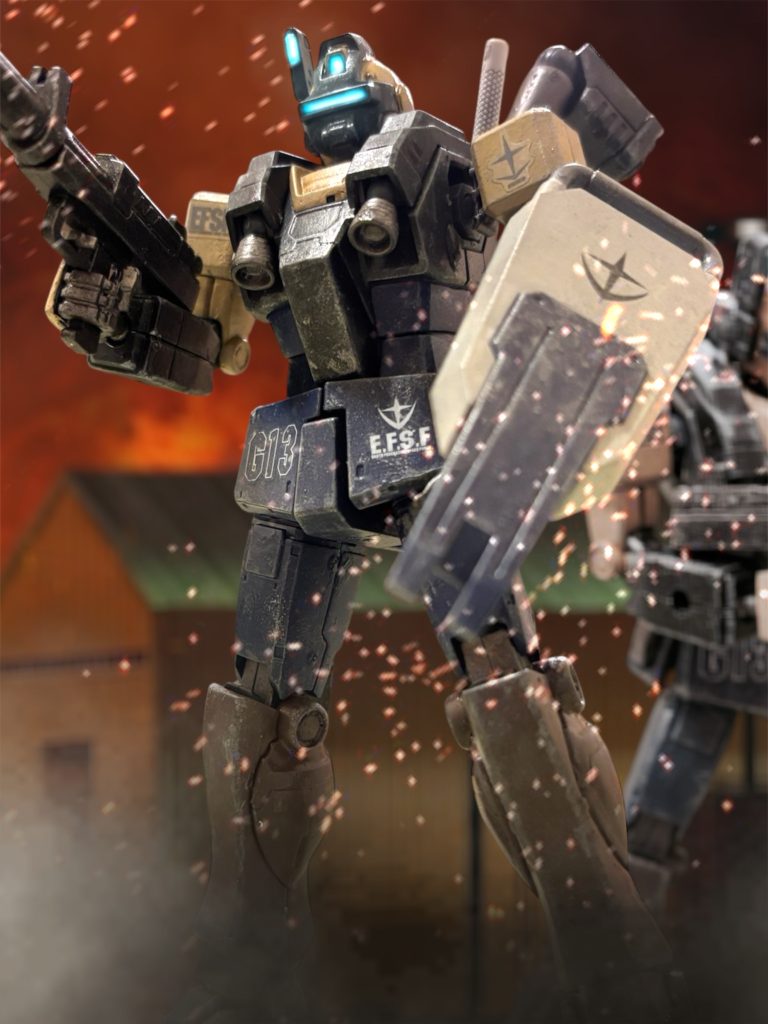 　ジム・ナイトシーカーの色は、「お前はもう●んでいる」の暗殺拳の人の色です。ほぁた！　すごい好きなんですよね、あの漫画。　第３部、色々考えていたら、最初の構想とだいぶ違う展開になっていきそうです。キャラクターたちにとっては、試練の部になりそうな気がします。　あと、北米戦線の戦力分布や進軍ルート、あんましちゃんと考えてません(gundam-kao10)色々しらべてみまーす笑             ・