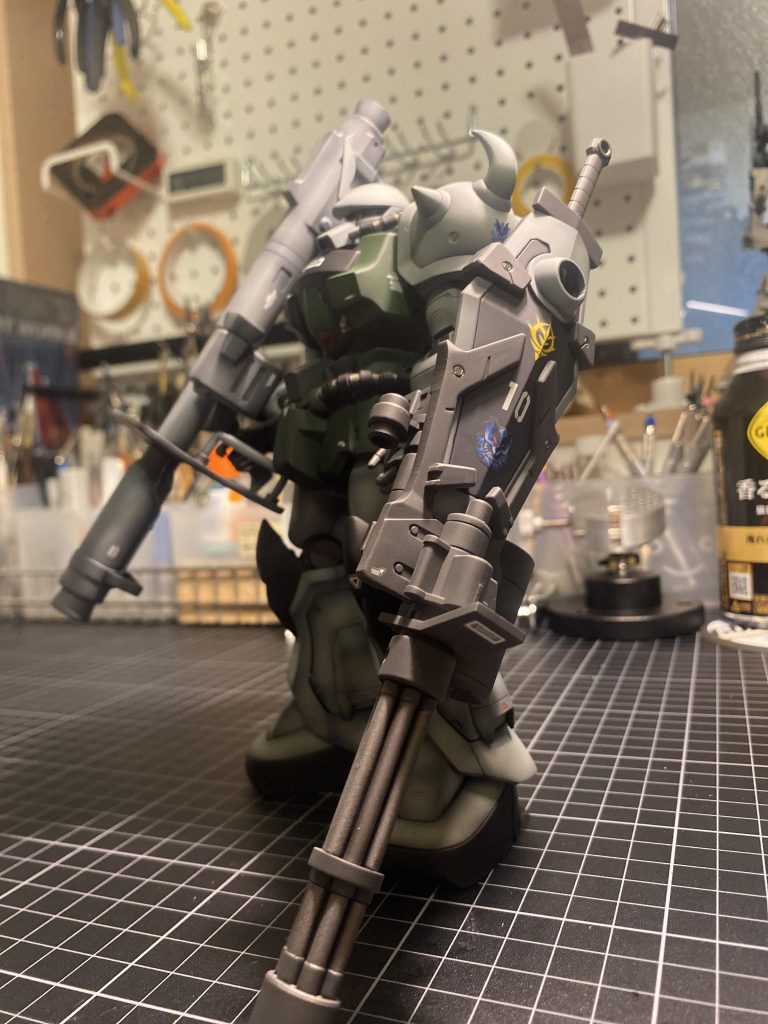 青春のスルメゲー、ジオニックフロントよりゲラート少佐機をイメージして作成しました🐣