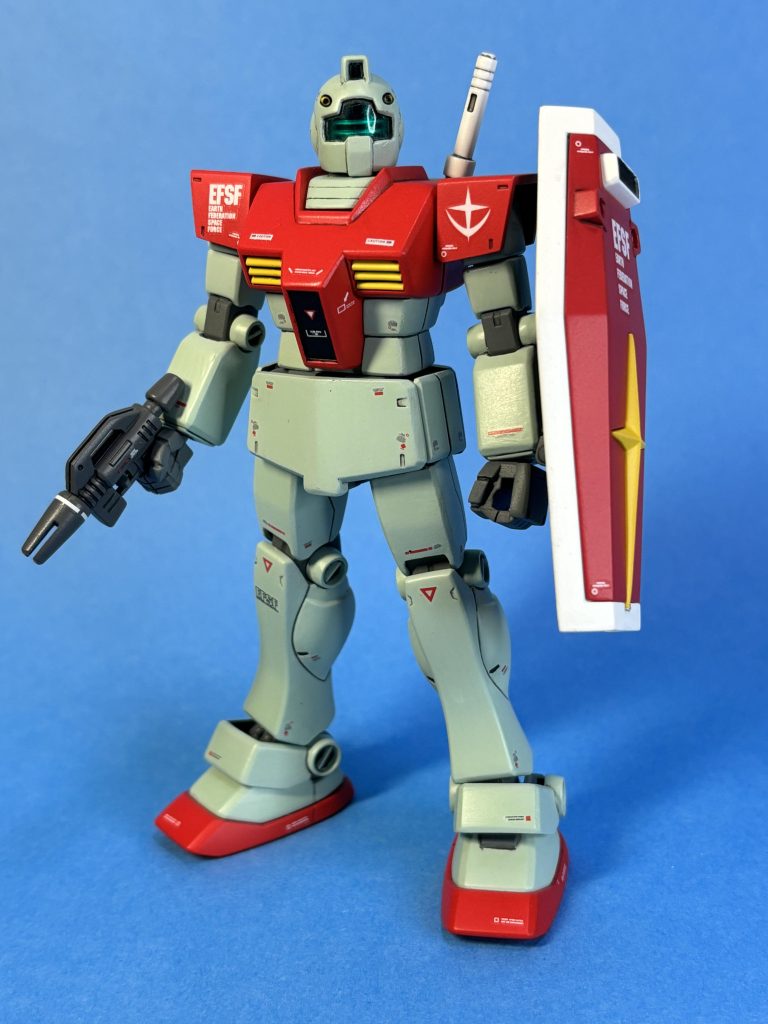 デカールは連邦セットとRGの残り使用。