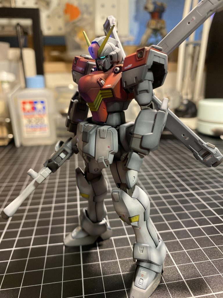 昨年末にパチ組みしてほったらかしてたクロスボーンX1をプロトタイプ風に作ってみました🐥