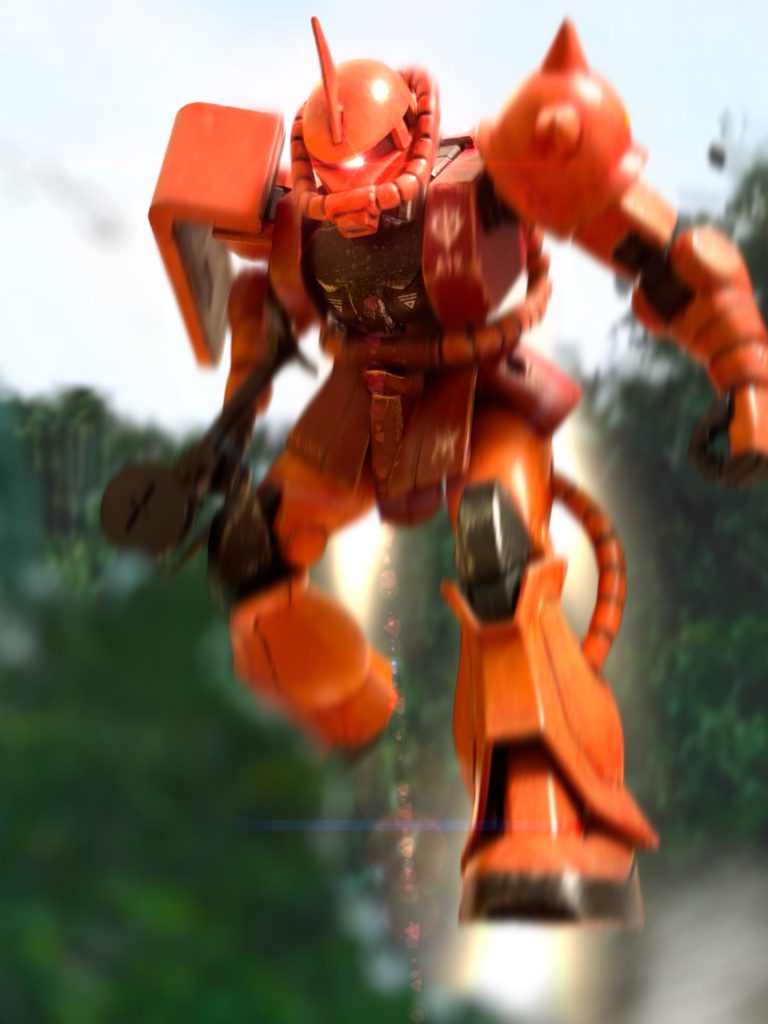 不意に、戦場に不似合いな、パステルカラーの物体が視界に飛び込んできた。『……何だと!?』