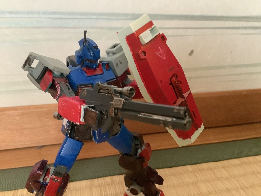 ビームライフルEGストライクの物を改造。