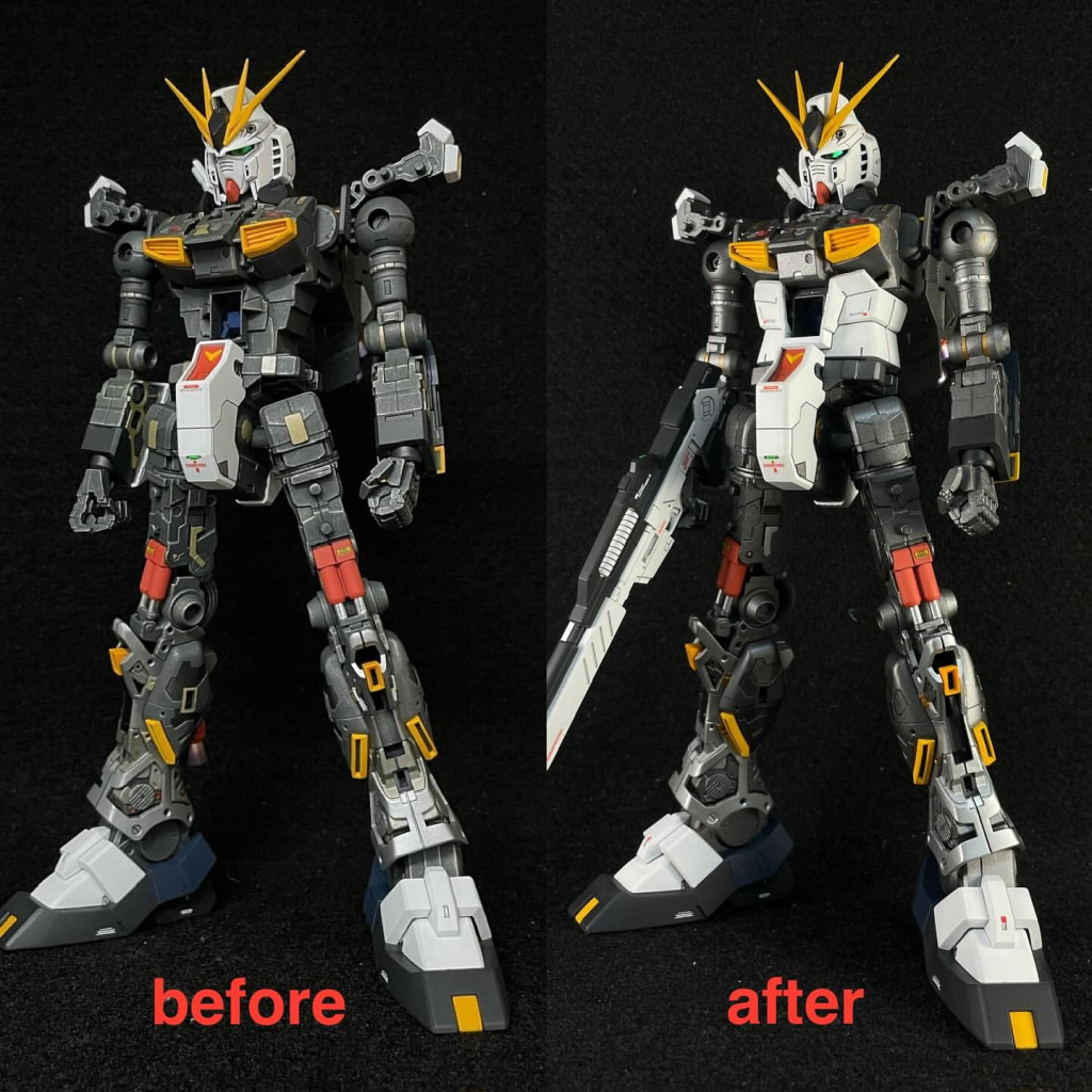 before after