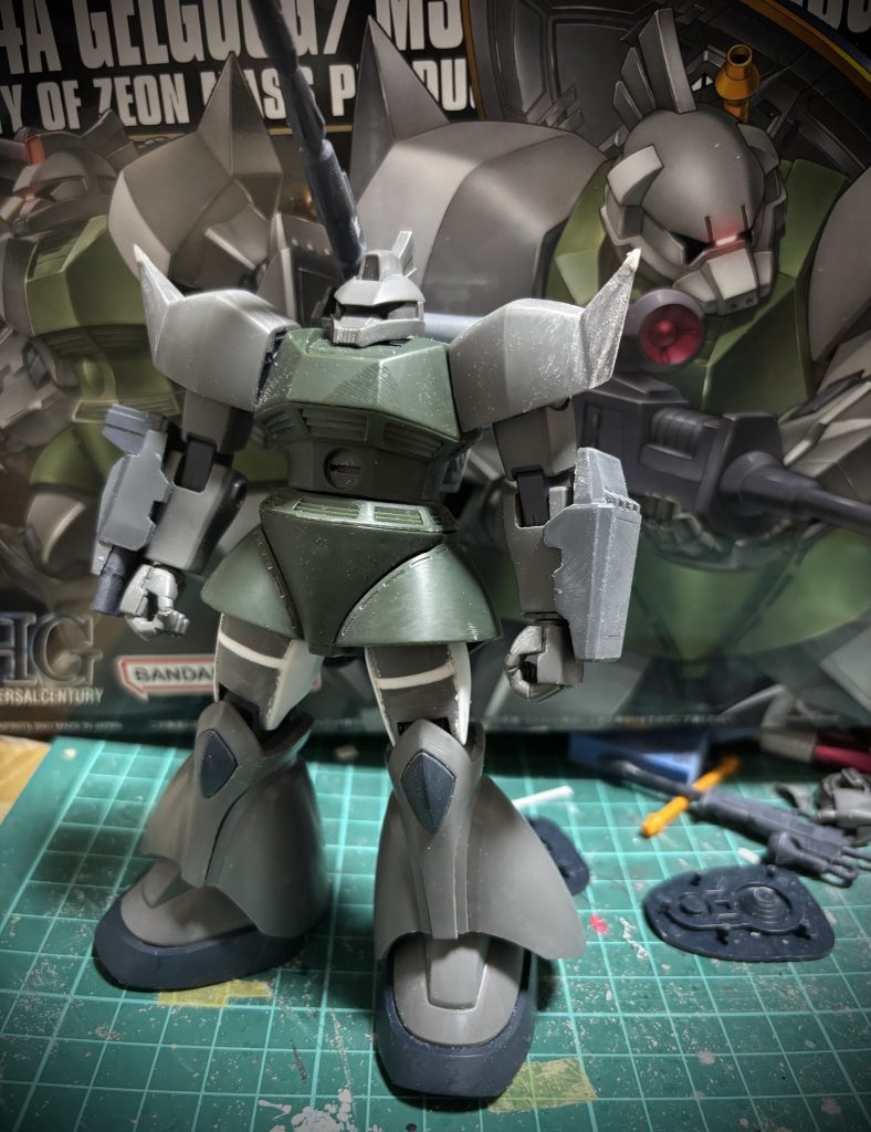 以前作ったシャアゲルさんと比較✨ 