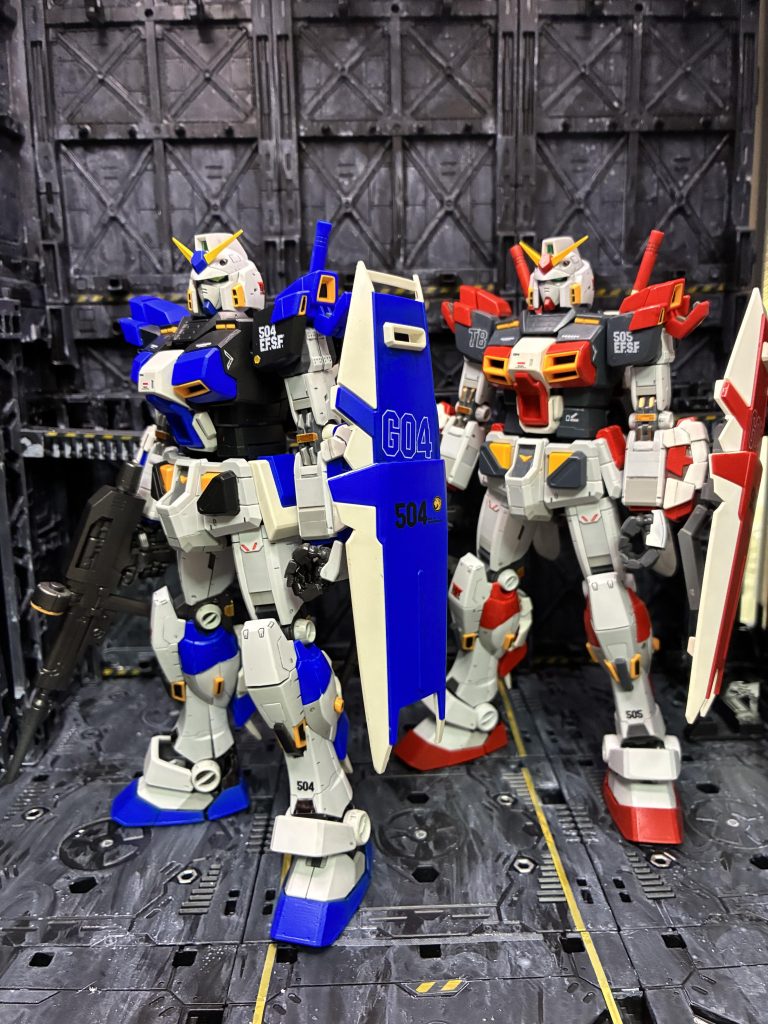 兄弟機の5号機とのツーショット