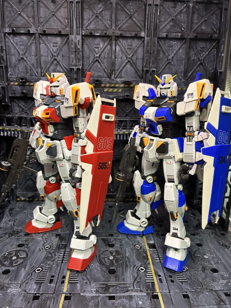 MGガンダム1〜７号機–2枚目/制作者：@RA76