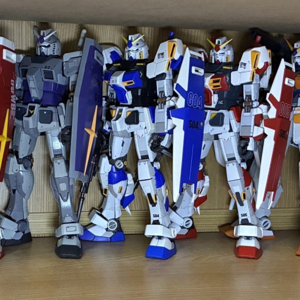 MGガンダム1〜７号機