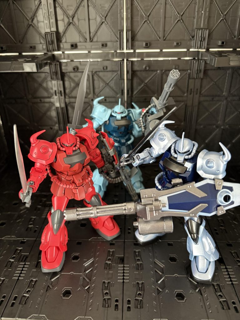 グフカス小隊😁　どれが隊長機？🧐