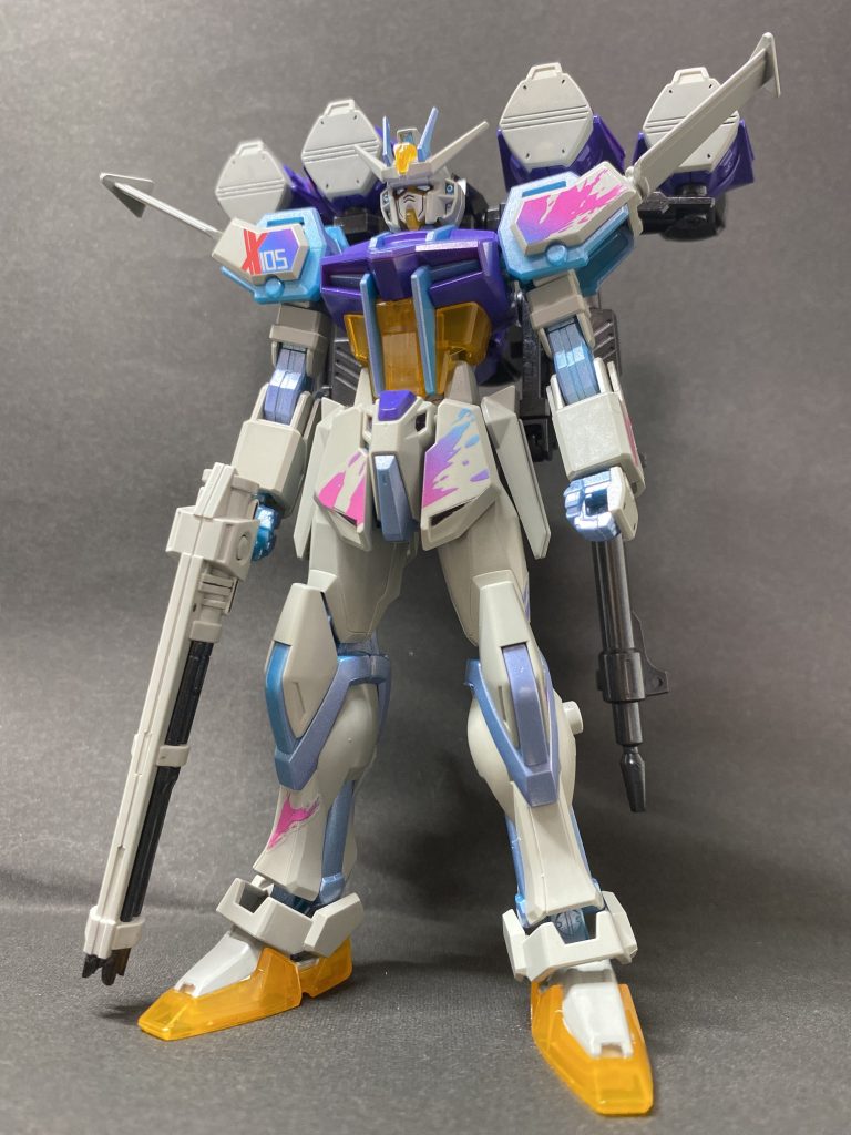 光沢スプレーで仕上げました。