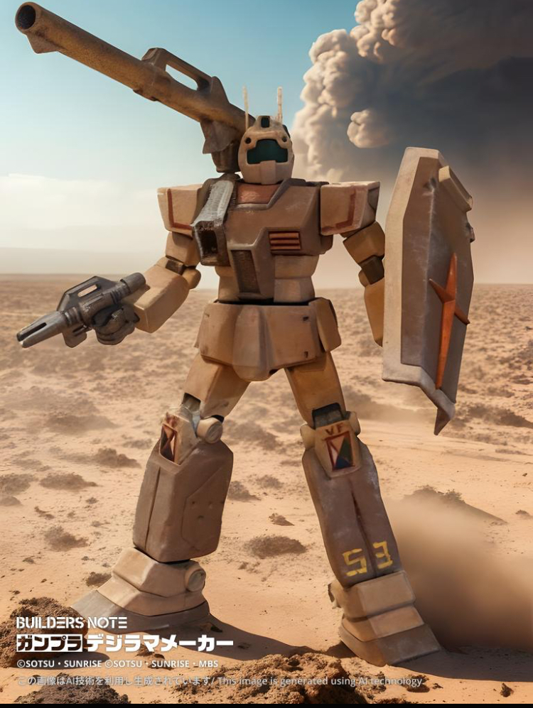 HG ジムキャノン　アフリカ戦線仕様
