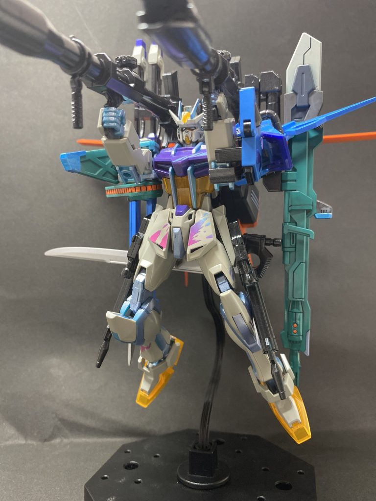 なんとか構えられました…