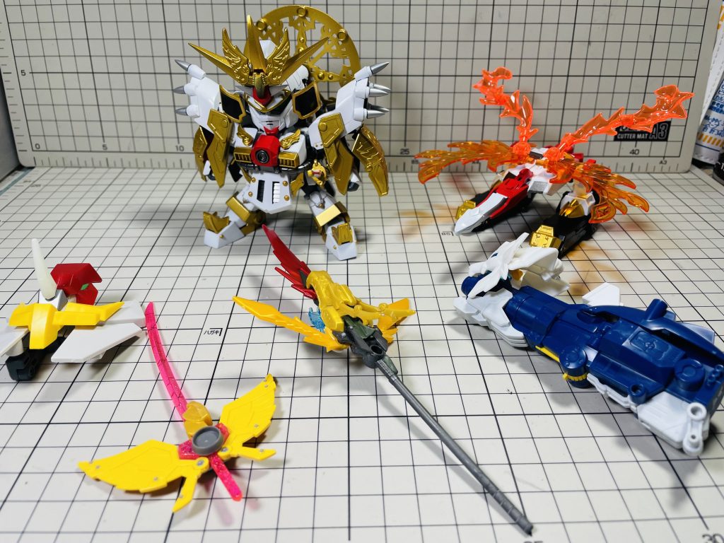 武器とサポートメカだけでも大ボリュームでした…