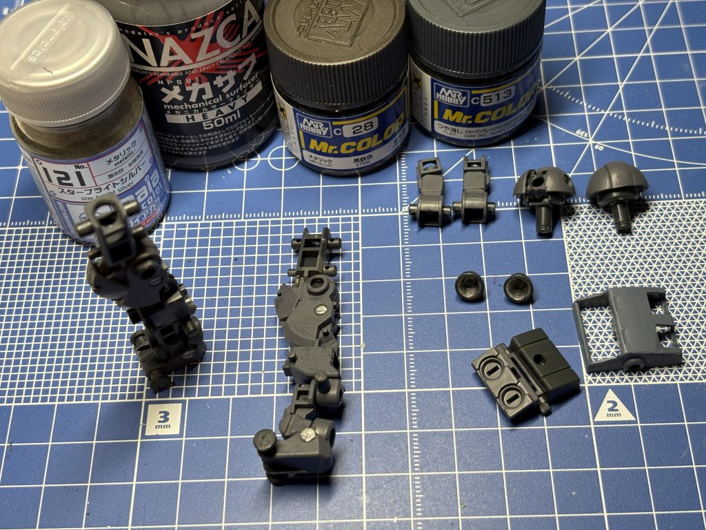 HG241 量産型ザク 筆塗り全塗装–4枚目/制作者：真夜中模型堂