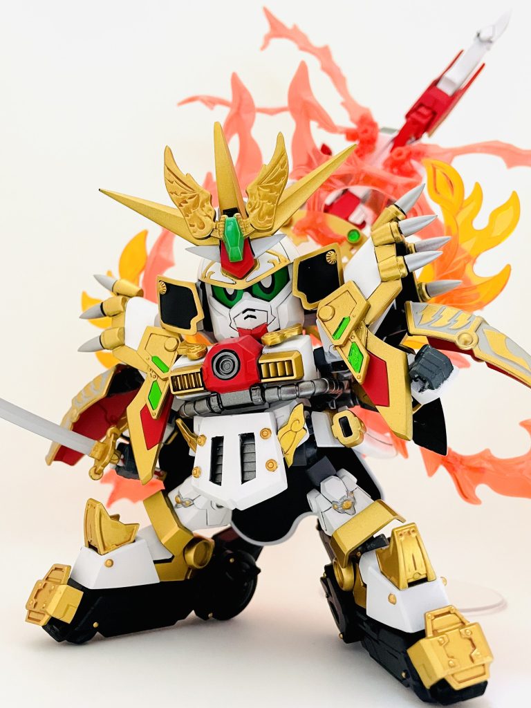 説明書のコミックのイメージで。炎鳳凰からパワーとローラーダッシュ下駄を受け取ったオリジナル仕様!