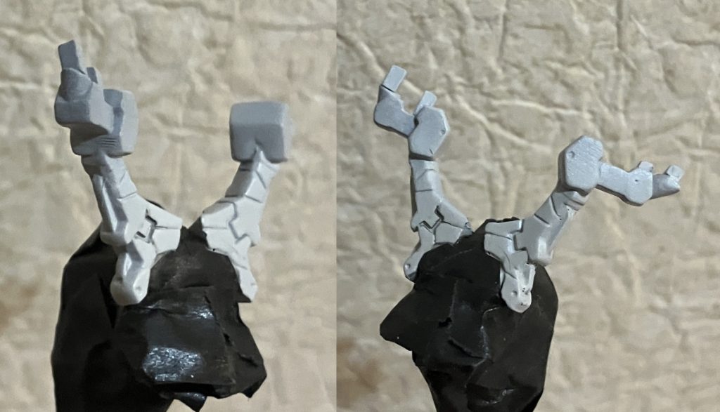 モールド片方なかったので再現