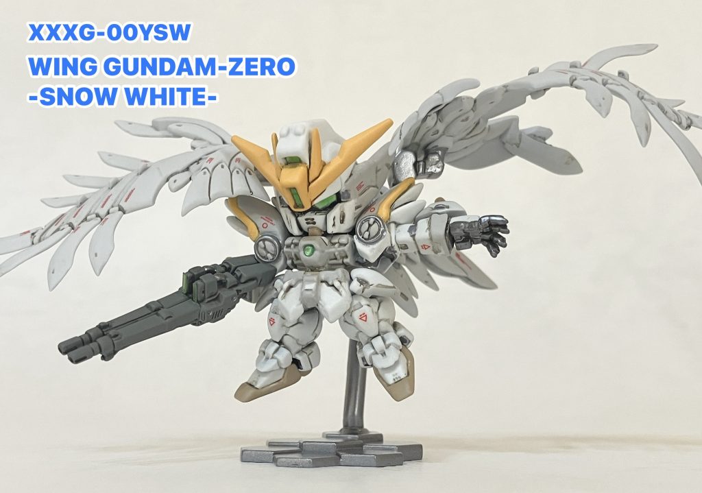 スペリオルディファイン改造　ウイングガンダムゼロ　スノーホワイト