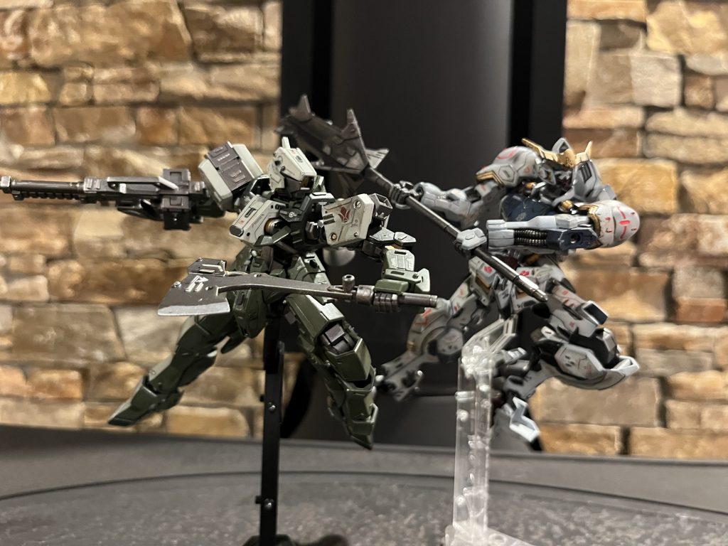 最後にバルバトスくんとツーショット！！この並びが見たかった(*´˘`*)