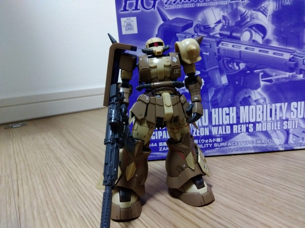 高機動型ザク 地上用 (ウォルド機)–3枚目/制作者：@toyo06r