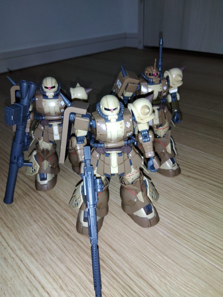 高機動型ザク 地上用 (ウォルド機)–4枚目/制作者：@toyo06r