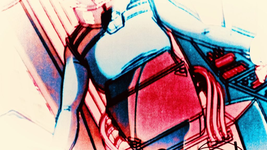 エイコ「バンバン、五月蝿いんだよ！」「雑魚はどうだって良い！「なんなんだアレは！痛い！頭が割れそうだ！アノ漆黒のキラキラ！」「オブジェクト！破壊してやる！！」ブラン「エイコ！どうした！」エイコ「リミット解除で破壊する！！」ブラン「待て！」　　　「破壊は許さん！」　　　「アノオブジェクトは、、、」バンッ！！プーーーーーーッブラン「！？」「通信を切っただと！！」「アイツ！やっぱりぶん殴っとくんだった！！」 