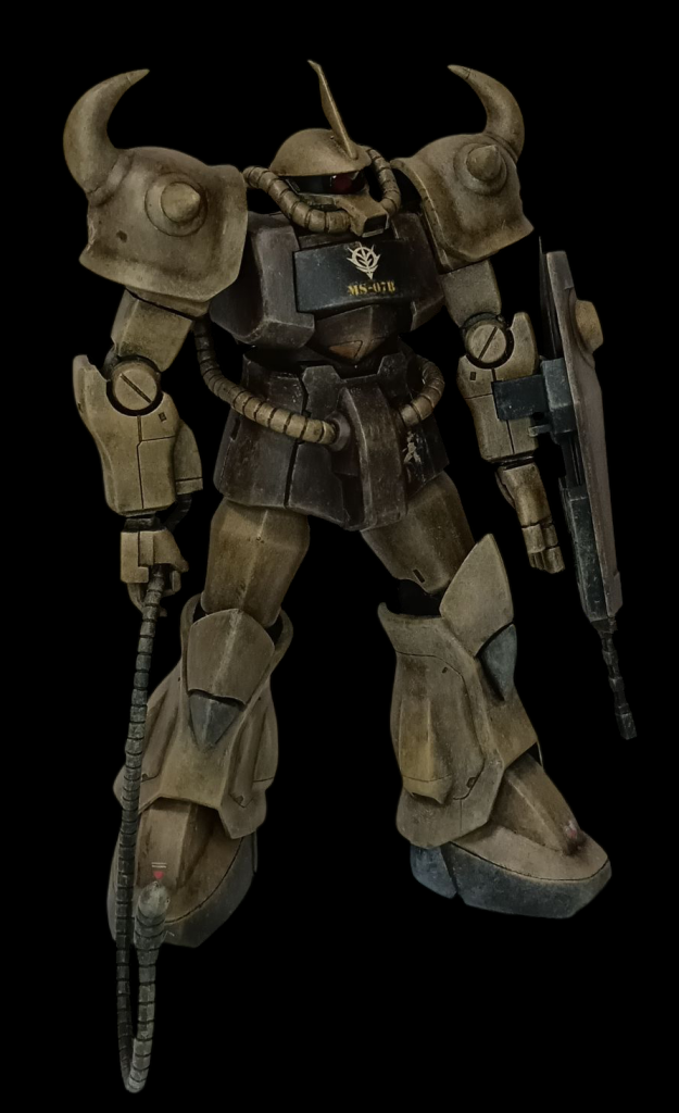 グフ (筆塗り)–2枚目/制作者:まるわ