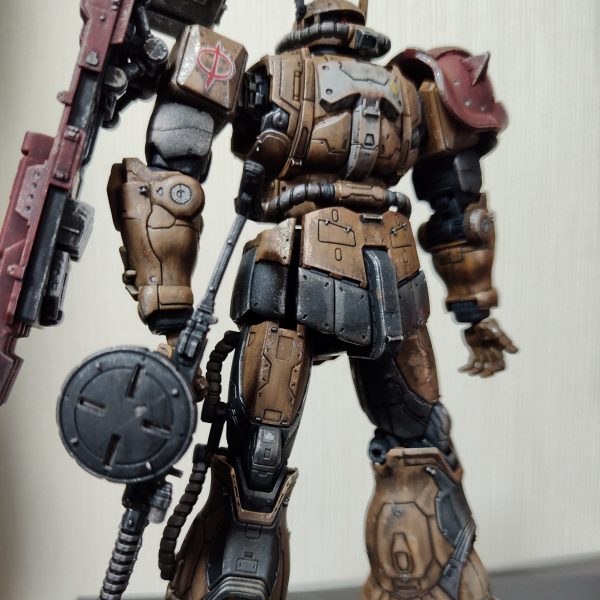 HGザクⅡ　F型ソラリ機（お手軽成形色部分塗装）