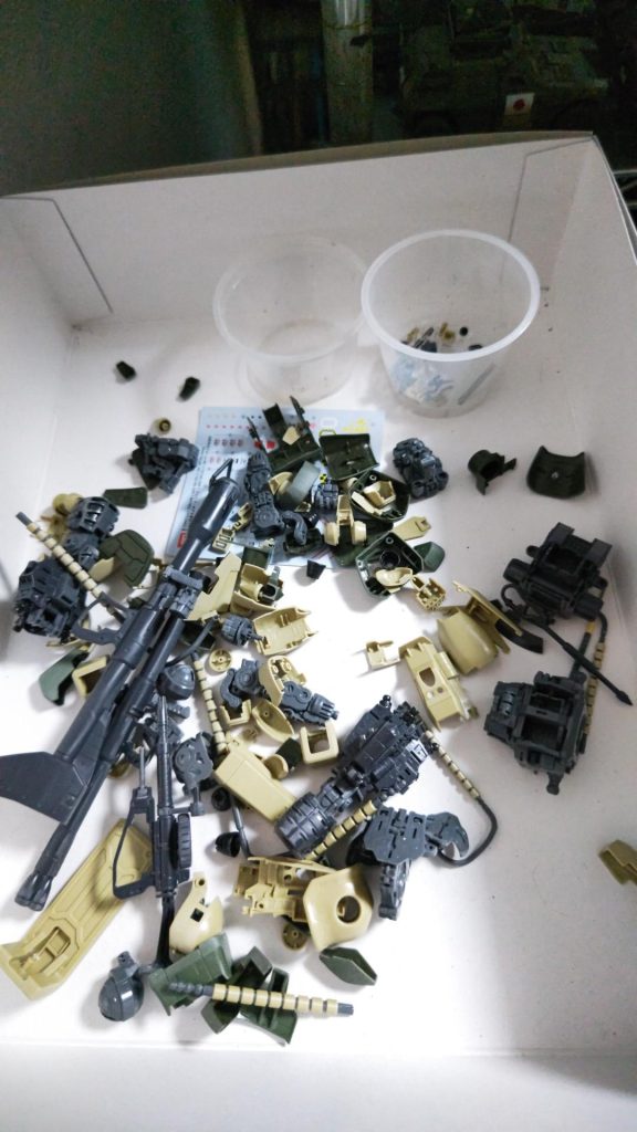 エアブラシ前💦土曜日