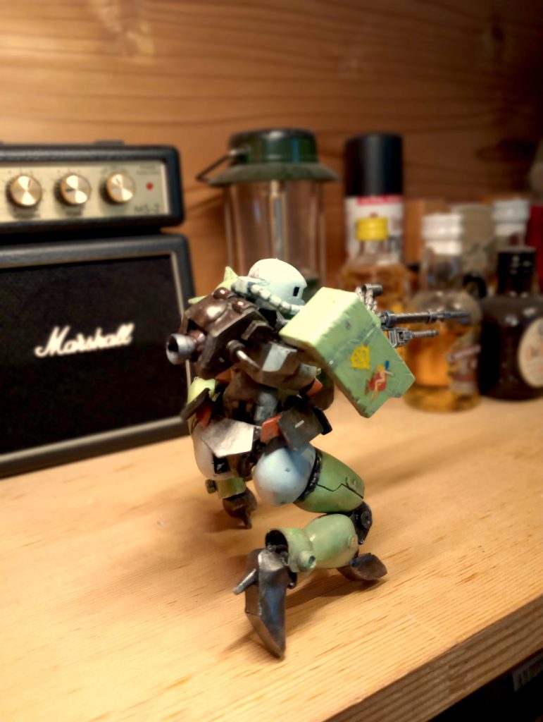 なのでポージングは自由自在