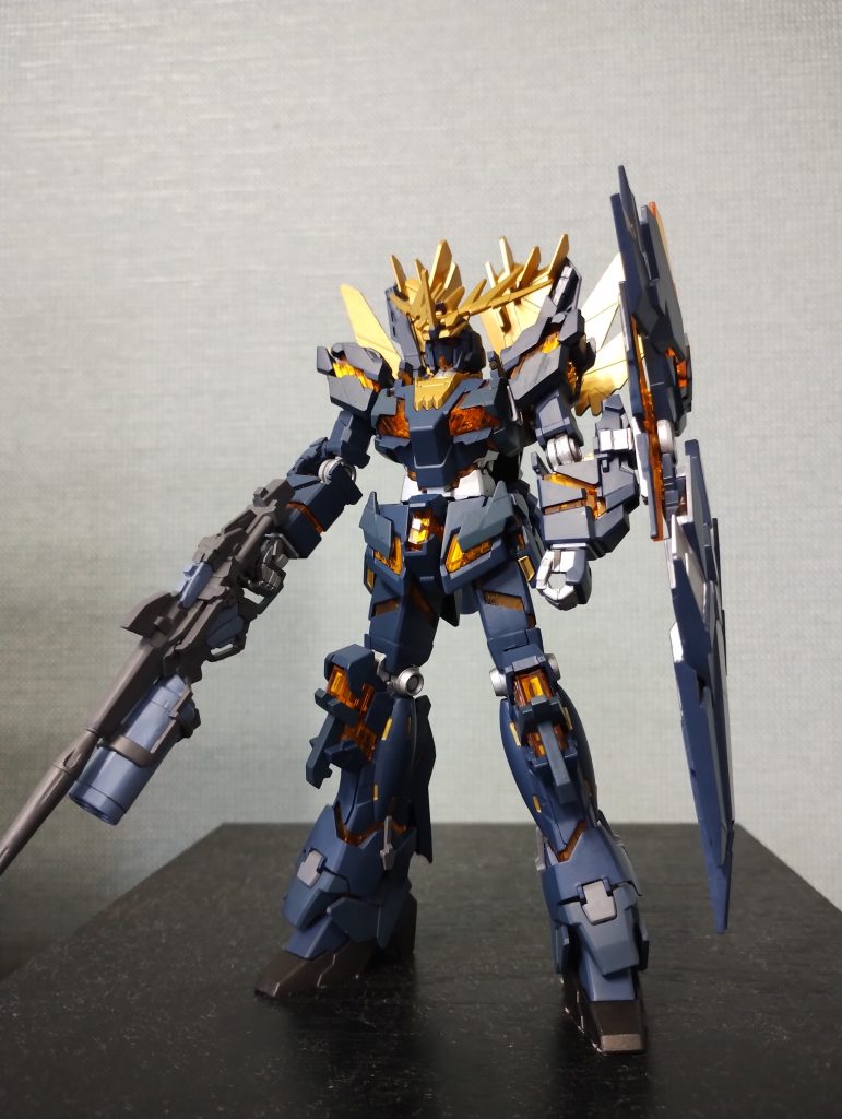 バンシィノルンHG全塗装筆塗り