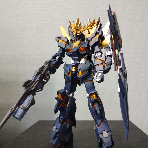 ユニコーン2号機バンシィノルンHG全塗装筆塗り