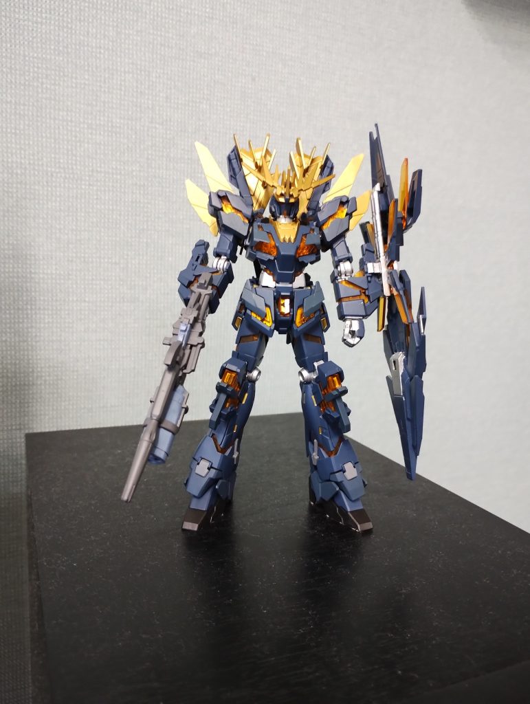 ユニコーン2号機バンシィノルンHG全塗装筆塗り–6枚目/制作者:@Yoko_Violet_