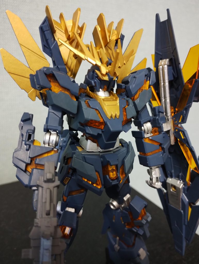 ユニコーン2号機バンシィノルンHG全塗装筆塗り–4枚目/制作者:@Yoko_Violet_