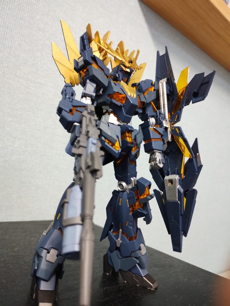 ユニコーン2号機バンシィノルンHG全塗装筆塗り–7枚目/制作者:@Yoko_Violet_