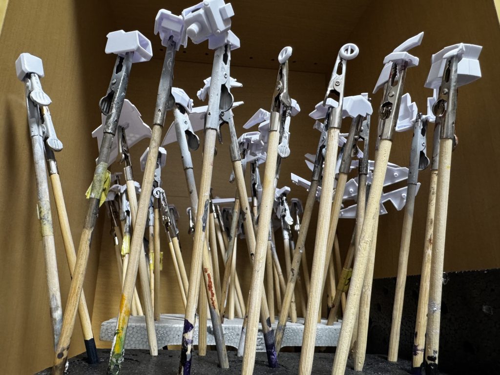 本体だけで、この白の量正直、ドン引きしましたちなみに今回も安定と安心の筆塗り塗装でございます