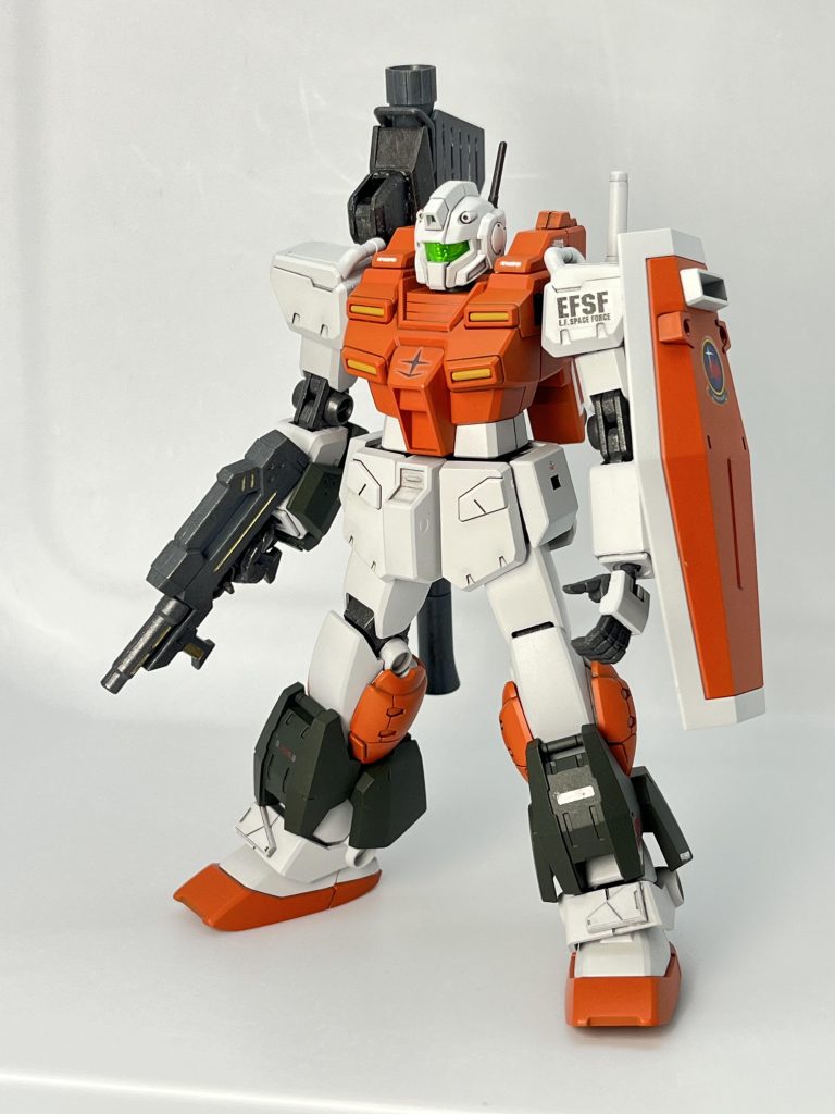 ジャンクのパワードジムカーディガンに寒ジム、ワグテイルなどのパーツを使いました。