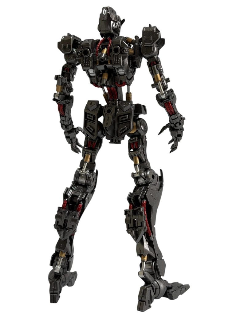 塗装はメタルロボット魂のバルバトスを参考にしました！つきつめると永遠に部分塗装できそうなので、うるさくならない程度に配色しました🩵