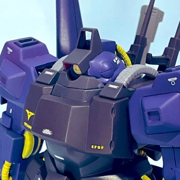 p*y様 HGUCガルバルディβ(ティターンズ仕様) 全塗装 ガンプラ 完成品 ガルバルディβ(ティターンズ仕様)｜がらいさんのガンプラ作品