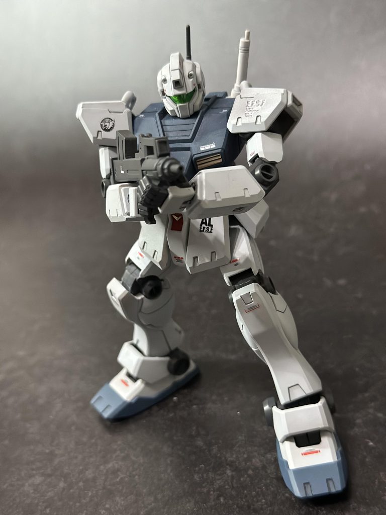 量産機ってシンプル目の方がよかったり…笑紹介もシンプルで量産機の扱いが…笑只今、ジムカスタム、ジムキャノンⅡ制作中！