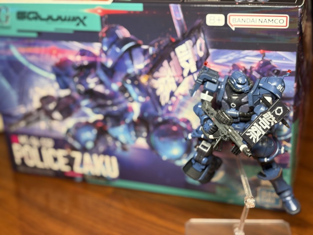 箱絵のように。イラストと立体物は完全には一致しないけど、素人でここまでできるキットは素晴らしいですね。