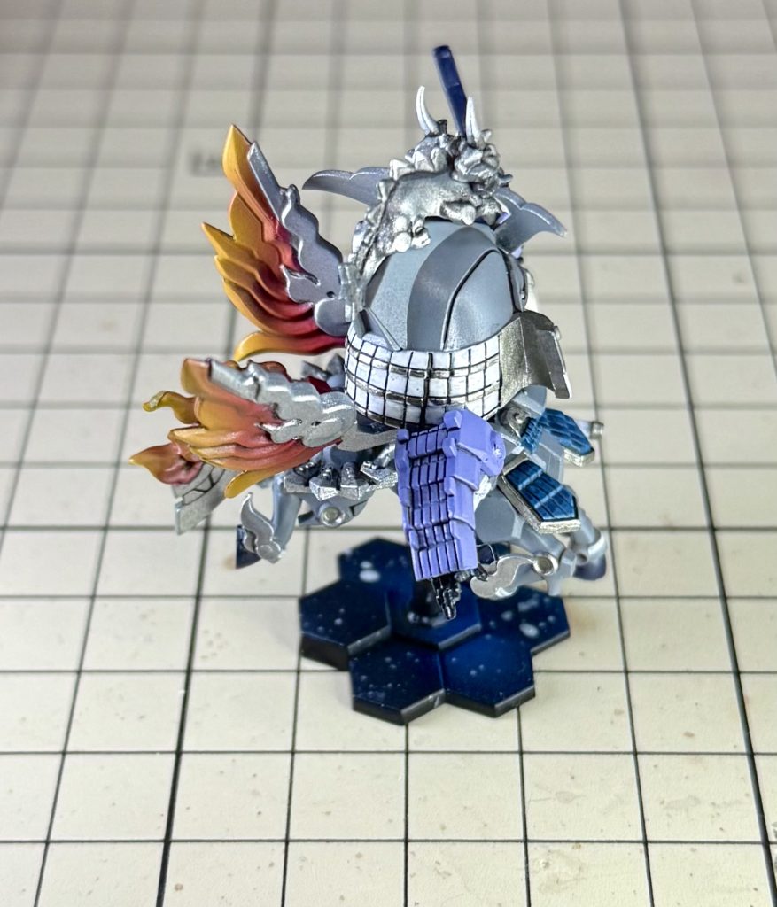 台座は宇宙風に塗装しました。