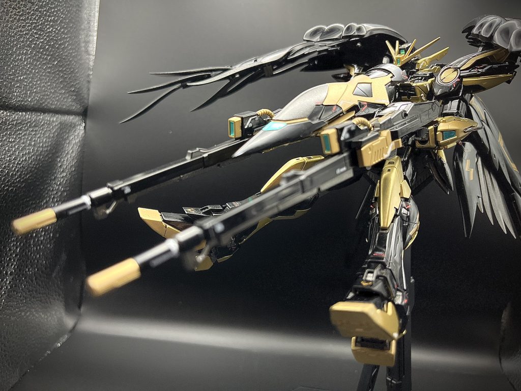 例の構え。(引き)