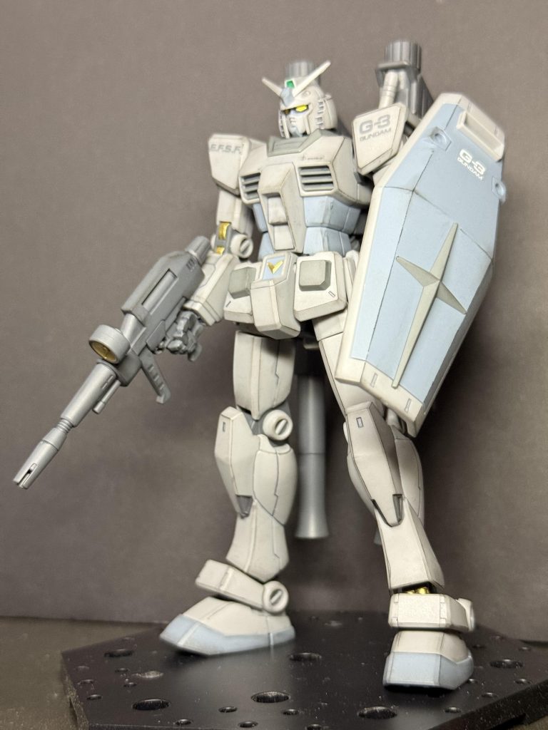 G-3ガンダムは暗いロービジカラーが好みですね