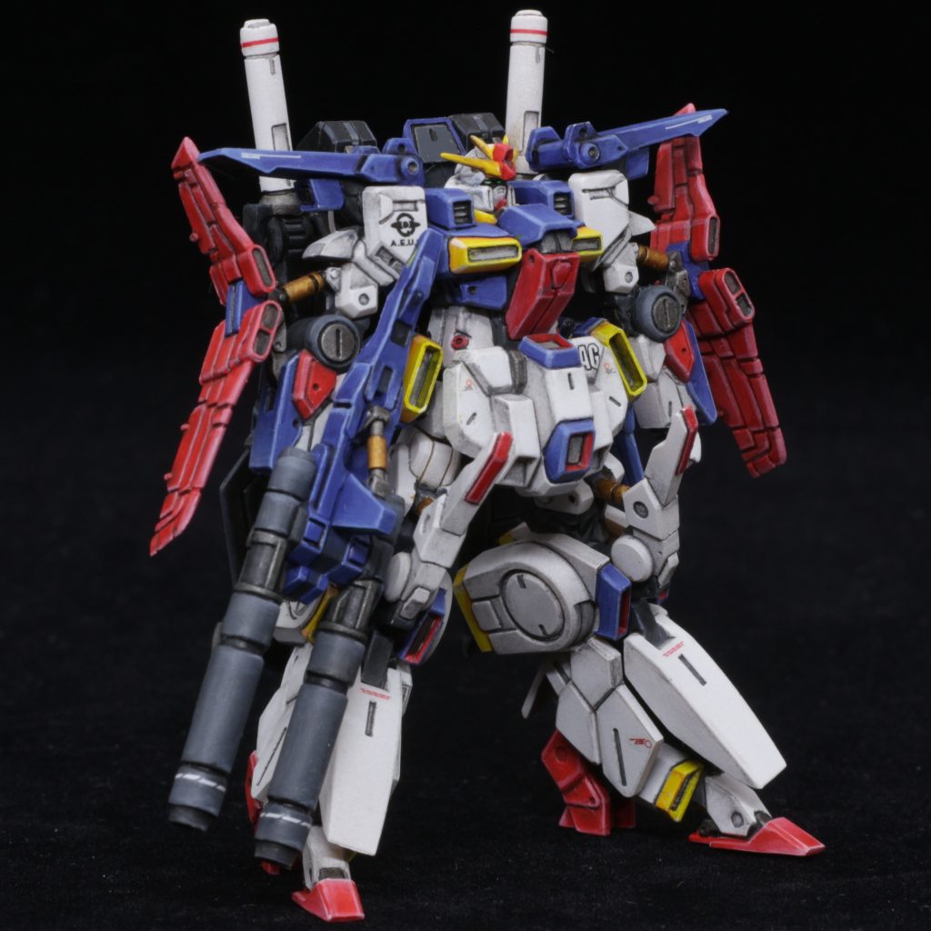 だいぶゴチャついたデザインですが，パーツ分割がよく考えられているので，組み立てや塗装は第5弾の中で一番難易度が低いと思います。