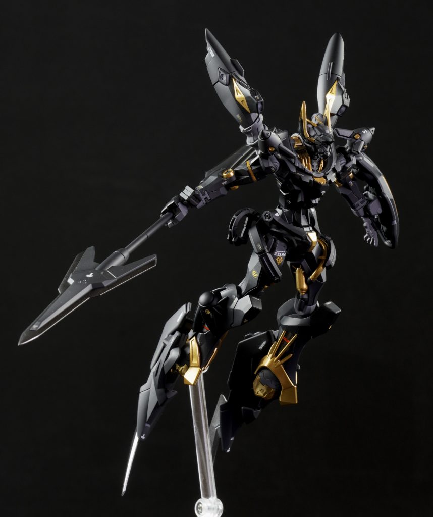 頭部の形状やスマートなボディシルエットからアヌビス神にしか見えませんでしたちょうどバンシーノルンを制作してたので、同じカラーを使用して塗装してます！完成が遅れてしまい既出の組み合わせとなってますー 