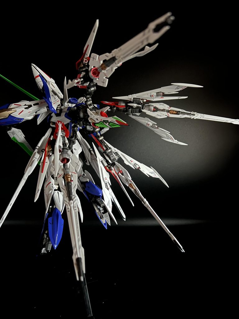 バックショットブースターやフレームを部分塗装、ハイカロリーでした