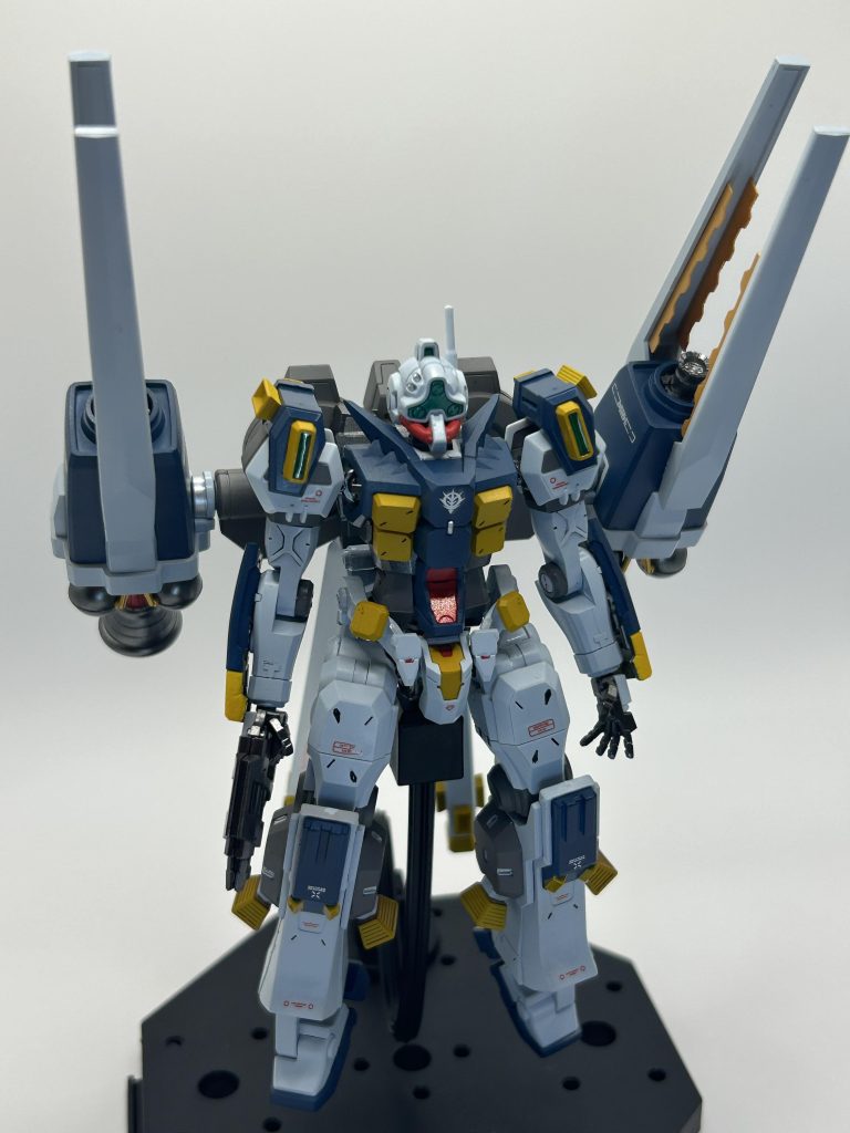 フロント。 使用したのは主に・ゲルググ　スガイ機・ジオング・ナラティブB装備・フルアーマーガンダム（サンダーボルト版）です！ 