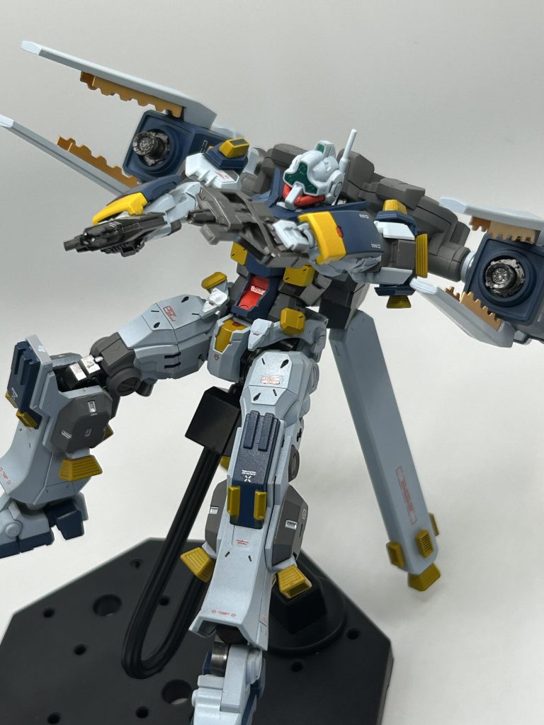 全砲門を前方に向けてフルバースト的なことも出来ます。SEED世代なもんでやっぱりフルバースト好きなんです、、、