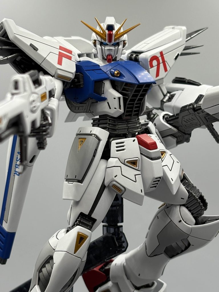 【ガンプラ全塗装作成】MGF91をディテールアップ全塗装！～MG 1/100 ガンダムF91 Ver.2.0～